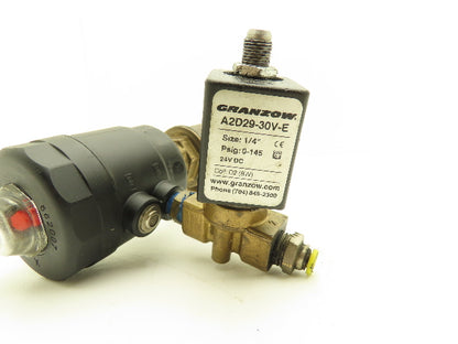 Granzow PABR-20/45 Bronze Pneumatic Solenoid Valve 3/4"NPT 24VDC 230PSI NC