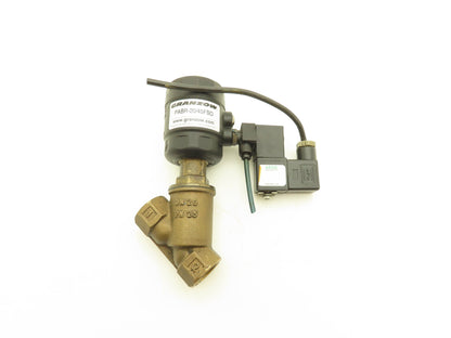 Granzow PABR-20/45FSO Bronze Pneumatic Solenoid Valve 2-Way 3/4NPT 24V 230PSI NC