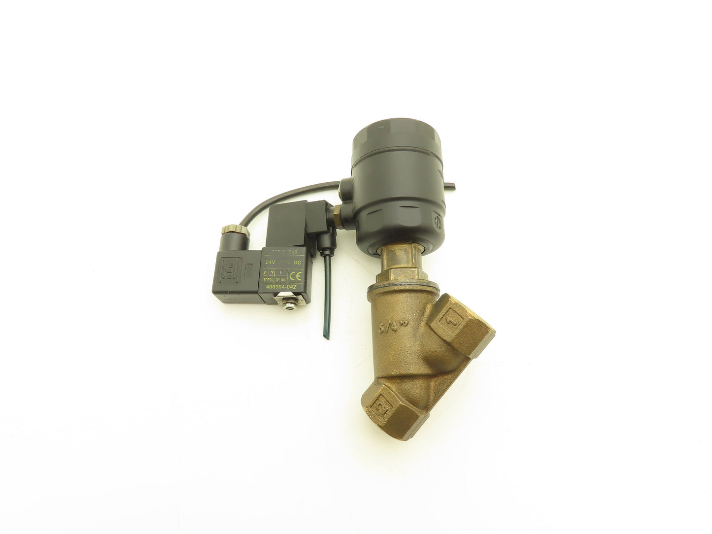 Granzow PABR-20/45FSO Bronze Pneumatic Solenoid Valve 2-Way 3/4NPT 24V 230PSI NC