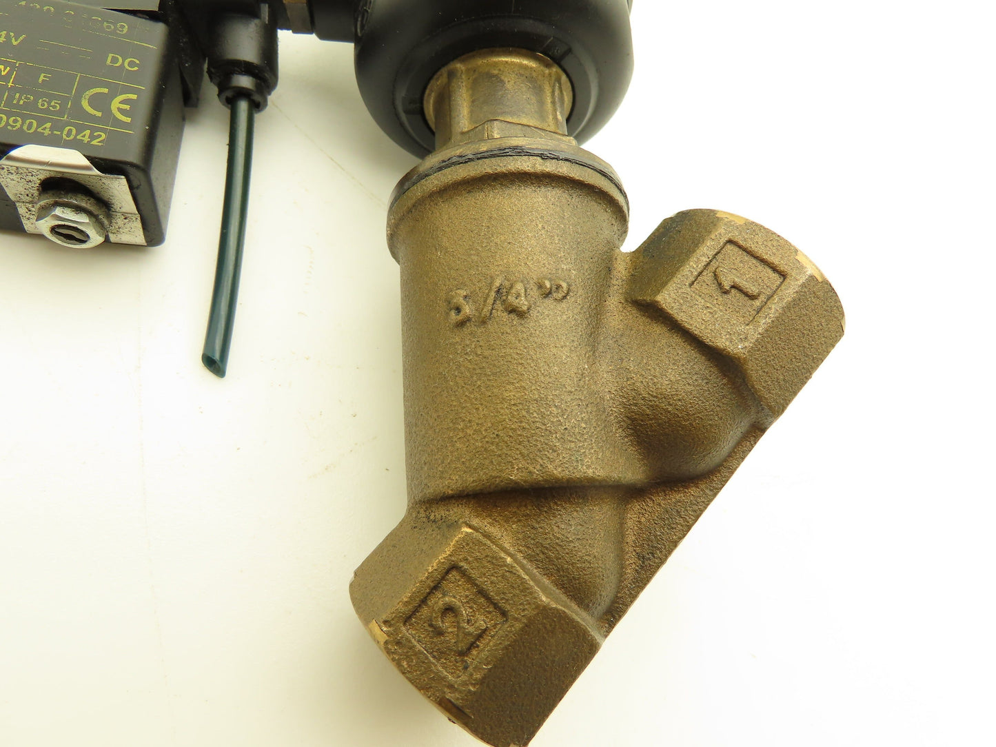 Granzow PABR-20/45FSO Bronze Pneumatic Solenoid Valve 2-Way 3/4NPT 24V 230PSI NC