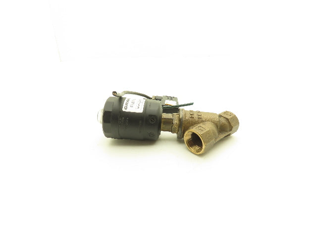 Granzow PABR-20/45FSO Bronze Pneumatic Solenoid Valve 2-Way 3/4NPT 24V 230PSI NC