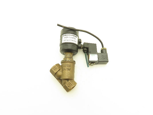 Granzow PABR-20/45FSO Bronze Pneumatic Solenoid Valve 2-Way 3/4NPT 24V 230PSI NC