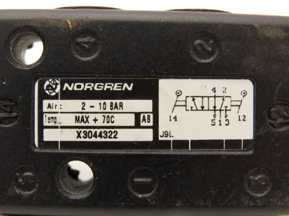 Norgren X3044322 Inline Manual Air Valve 5-Way 2-Position 1/8"npt