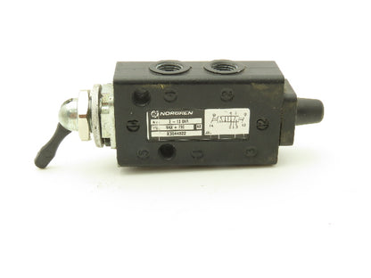 Norgren X3044322 Inline Manual Air Valve 5-Way 2-Position 1/8"npt