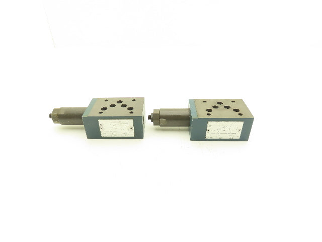 Bosch 0811101257 Hydraulic Pressure Relief Sandwich Valve 4500 PSI Lot of 2