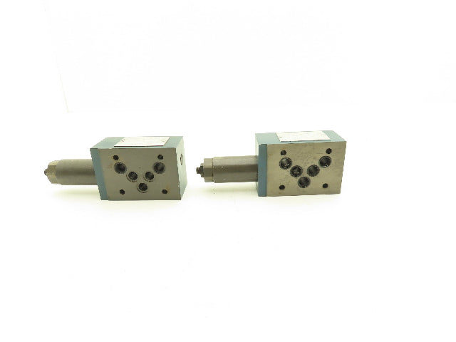 Bosch 0811101257 Hydraulic Pressure Relief Sandwich Valve 4500 PSI Lot of 2