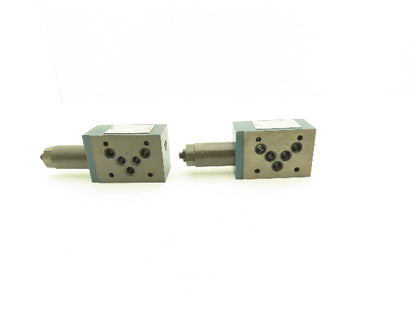 Bosch 0811101257 Hydraulic Pressure Relief Sandwich Valve 4500 PSI Lot of 2