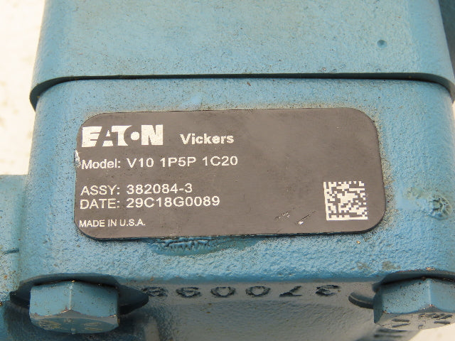 Eaton Vickers V10 1P5P 1C20 Hydraulic Vane Pump 7.5 GPM 2500 PSI SAE-A 2-Bolt
