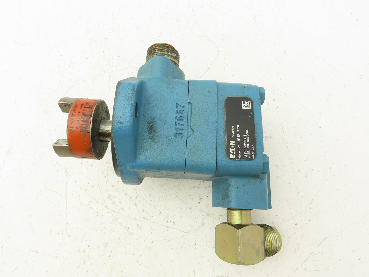 Eaton Vickers V10 1P5P 1C20 Hydraulic Vane Pump 7.5 GPM 2500 PSI SAE-A 2-Bolt