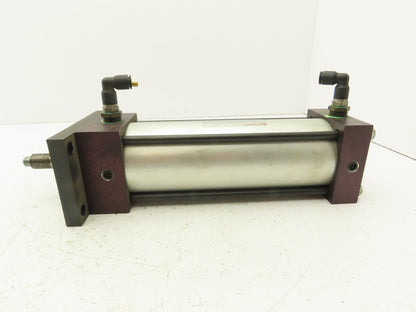 Norgren A0377B1 Pneumatic Air Cylinder 3.25" Bore 8" Stroke 250 PSI Flange Mt