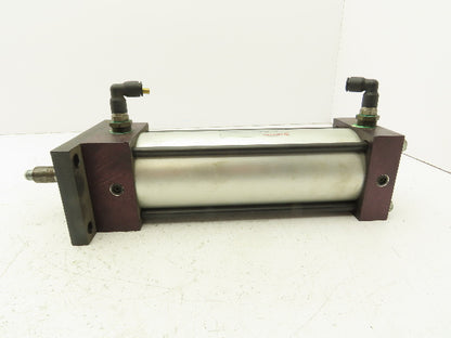 Norgren A0377B1 Pneumatic Air Cylinder 3.25" Bore 8" Stroke 250 PSI Flange Mt