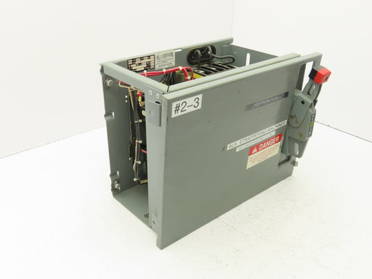 Square D 8998 MCC Bucket Motor Starter 10Hp Size 1 Fused Disconnect 3 Pole 600V