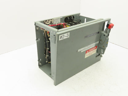 Square D 8998 MCC Bucket Motor Starter 10Hp Size 1 Fused Disconnect 3 Pole 600V