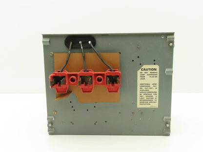 Square D 8998 MCC Bucket Motor Starter 25Hp Size 2 Fused Disconnect 3 Pole 600V
