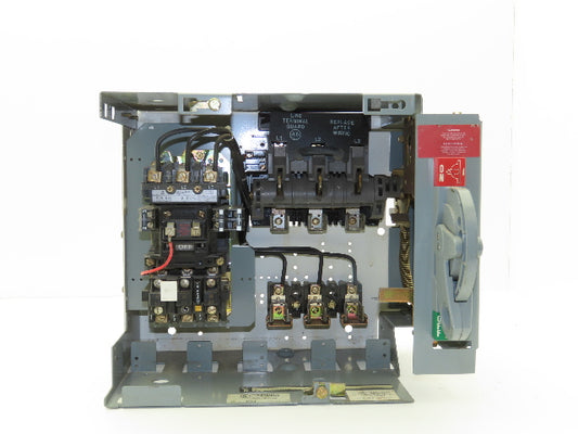 Allen Bradley 2112A-BDBD MCC Bucket Motor Starter 10Hp Size 1 NEMA 3 Pole 600V