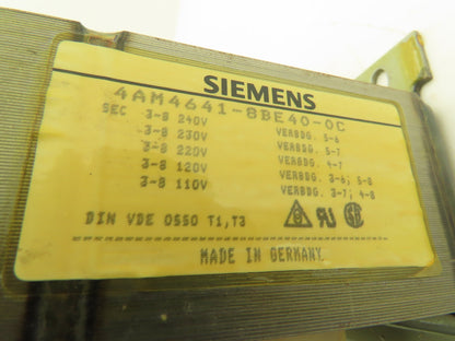 Siemens 4AM4641-8BE40-0C Power Supply 110-240VAC Out 190-575VAC In
