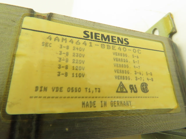 Siemens 4AM4641-8BE40-0C Power Supply 110-240VAC Out 190-575VAC In