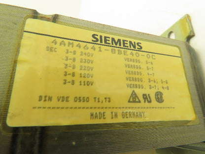 Siemens 4AM4641-8BE40-0C Power Supply 110-240VAC Out 190-575VAC In