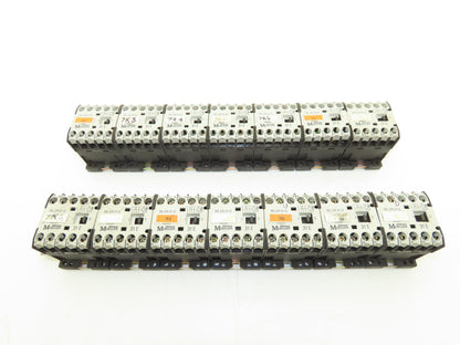 Moeller DIL ER-31-G Contactor 24VDC Coil 10A 600V 4-Pole 3NO 1NC Lot Of 14
