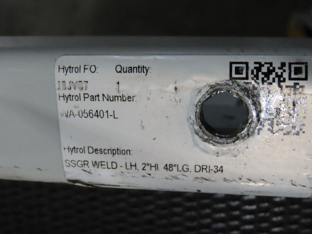 Hytrol 43"x 99' 5" Slider Bed Conveyor Parcel Belt 2Hp 460V Center Drive 118 FPM