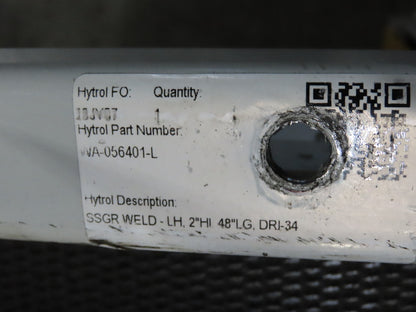 Hytrol 43"x 99' 5" Slider Bed Conveyor Parcel Belt 2Hp 460V Center Drive 118 FPM