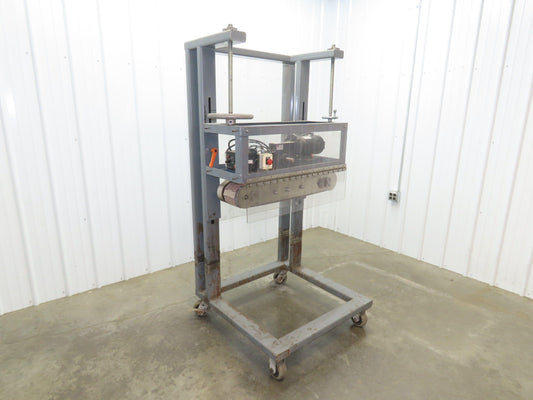 Capping Machine Lid Press 4.5" Tabletop Bottle Conveyor 115V Variable Speed