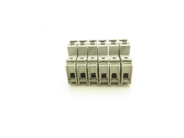 Cutler Hammer WMTC1006 1-Pole 6A Circuit Breaker Lot of 6