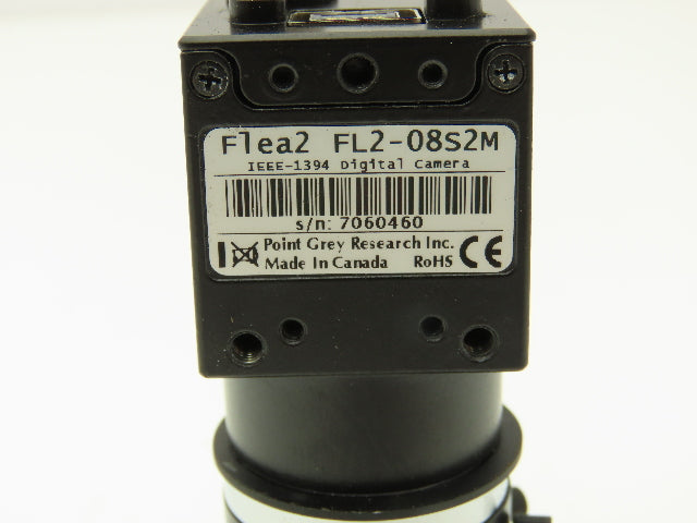 Point Grey Flea2 FL2-08S2M Digital Firewire Camera IEEE-1394 0.8Mp w/12mm Lens