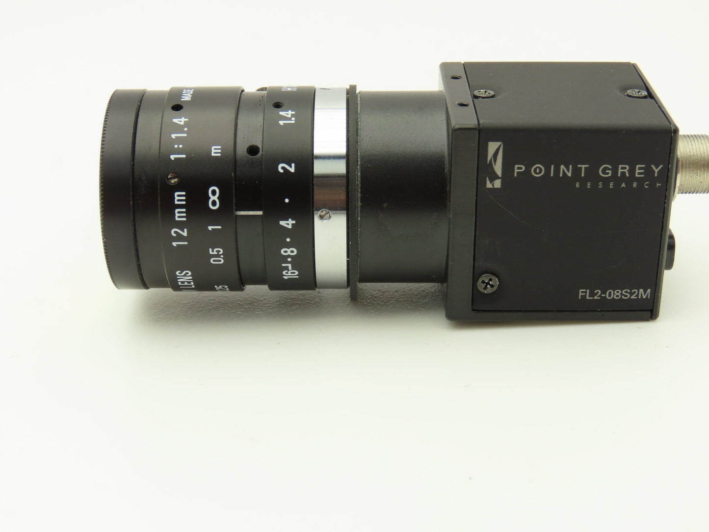 Point Grey Flea2 FL2-08S2M Digital Firewire Camera IEEE-1394 0.8Mp w/12mm Lens