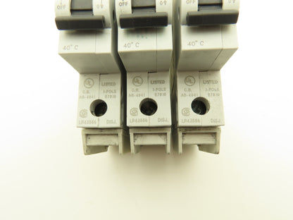 Cutler Hammer WMTC1010 1-Pole 10A Circuit Breaker Lot of 3