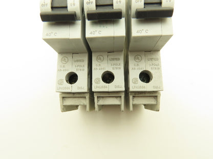 Cutler Hammer WMTC1010 1-Pole 10A Circuit Breaker Lot of 3