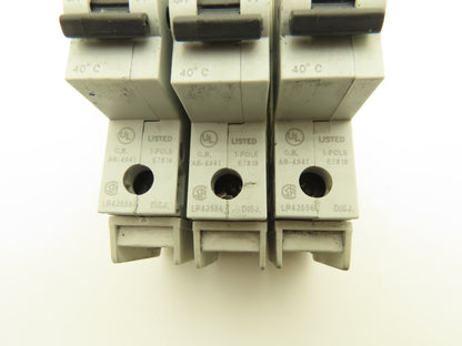 Cutler Hammer WMTC1013 1-Pole 13A Circuit Breaker Lot of 3