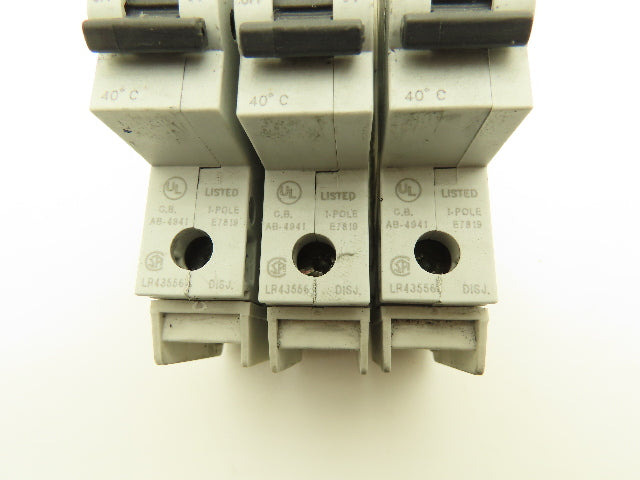 Cutler Hammer WMTC1013 1-Pole 13A Circuit Breaker Lot of 3