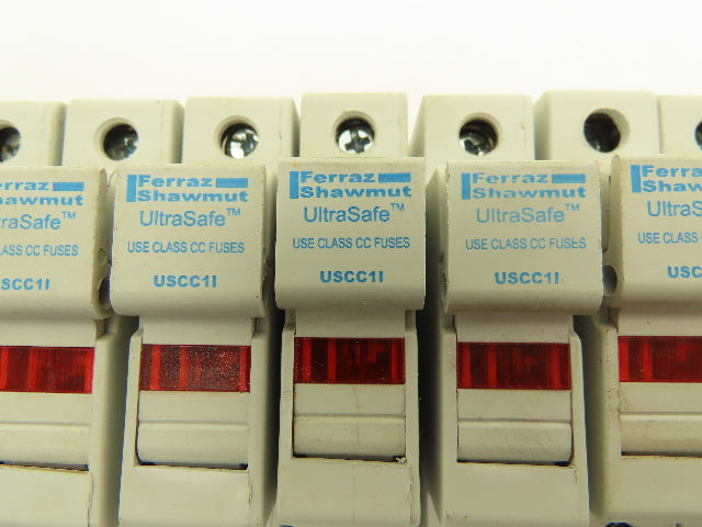 Ferraz Shawmut USCC31I Ultrasafe 1-Pole Class CC Fuse Holder 30A Lot of 13
