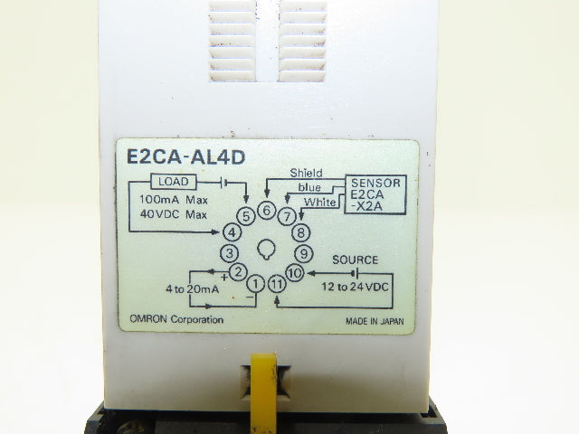 Omron E2CA-AL4D Proximity Sensor Amplifier Socket Base