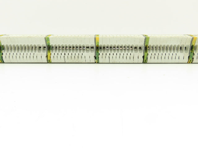 ABB Entrelec Mixed Size Terminal DIN Rail 2-Pole Lot of 117