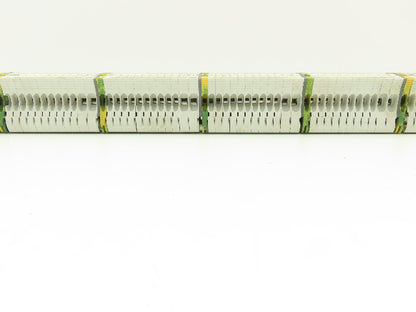 ABB Entrelec Mixed Size Terminal DIN Rail 2-Pole Lot of 117