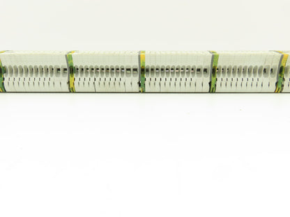 ABB Entrelec Mixed Size Terminal DIN Rail 2-Pole Lot of 117