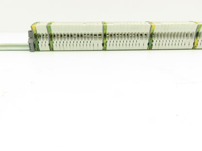 ABB Entrelec Mixed Size Terminal DIN Rail 2-Pole Lot of 117