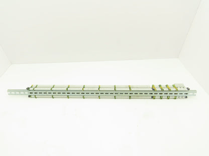 ABB Entrelec Mixed Size Terminal DIN Rail 2-Pole Lot of 117