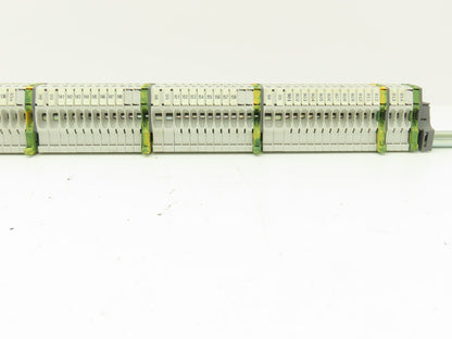 ABB Entrelec Mixed Size Terminal DIN Rail 2-Pole Lot of 117
