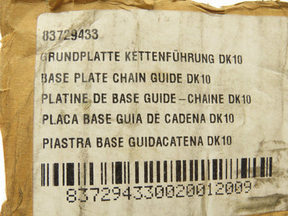 Demag 83729433 DK10 Electric Hoist Chain Guide Base Plate  Lot of 2
