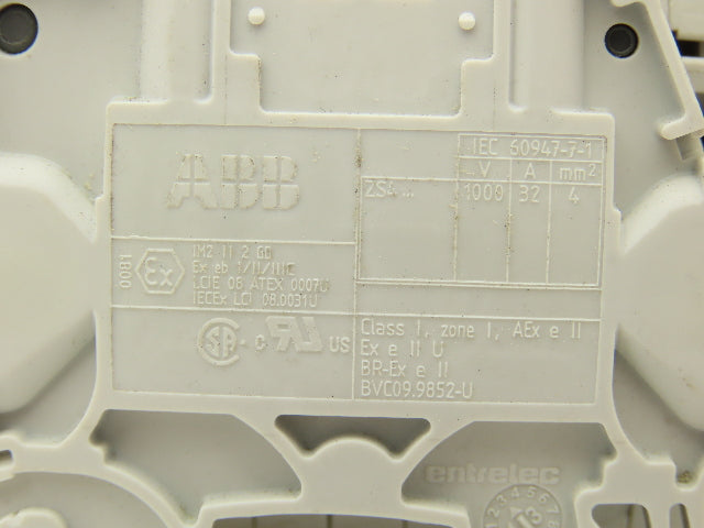 ABB Entrelec Mixed Size Terminal DIN Rails 2-Pole Lot of 165