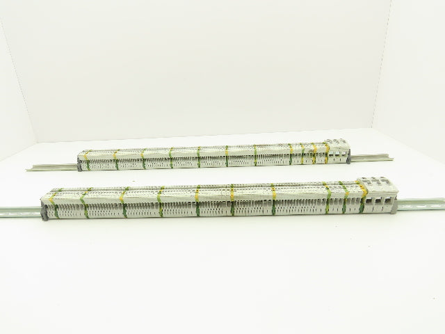 ABB Entrelec Mixed Size Terminal DIN Rails 2-Pole Lot of 165