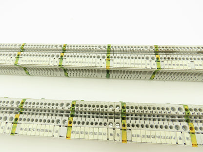 ABB Entrelec Mixed Size Terminal DIN Rails 2-Pole Lot of 165