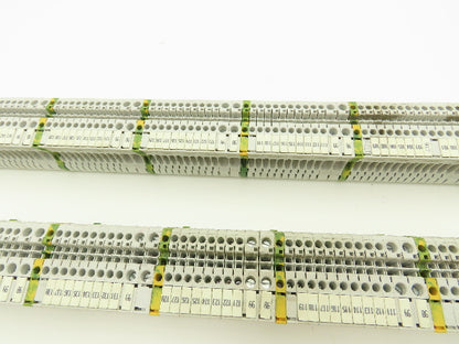 ABB Entrelec Mixed Size Terminal DIN Rails 2-Pole Lot of 165