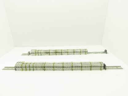 ABB Entrelec Mixed Size Terminal DIN Rails 2-Pole Lot of 165