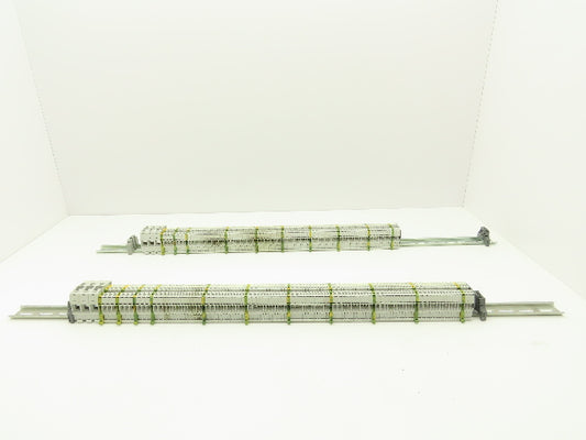 ABB Entrelec Mixed Size Terminal DIN Rails 2-Pole Lot of 165