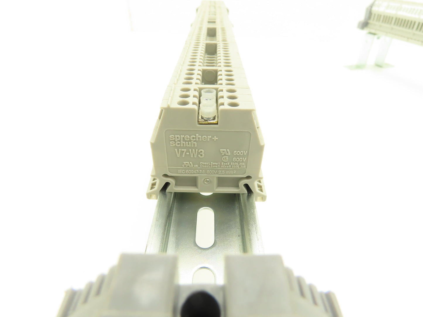 Sprecher+Schuh V7-W3 2.5mm² Terminals Fuse Holders DIN Rails 2-Pole Lot of 218