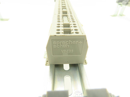 Sprecher+Schuh V7-W3 2.5mm² Terminals Fuse Holders DIN Rails 2-Pole Lot of 218